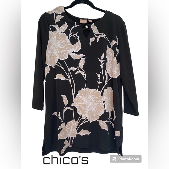 💕Host Pick💕Chicos Tunic Top - Picture 1 of 9